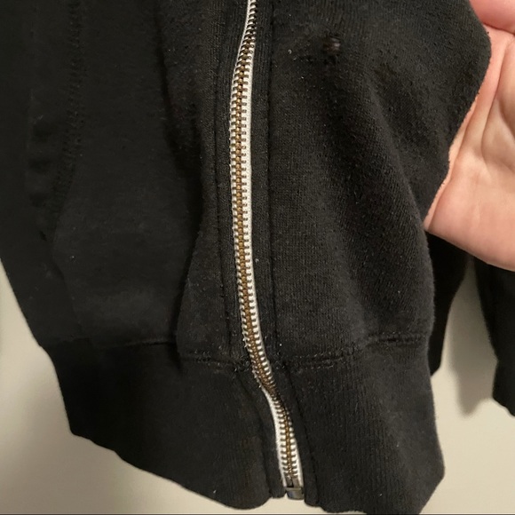 Black Zip Up Hoodie - Picture 3 of 4